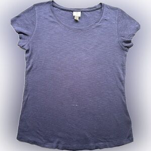 H&M Women's Indigo slub-knit T-Shirt